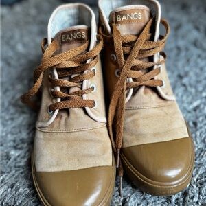 Bangs Tan Canvas Shoes